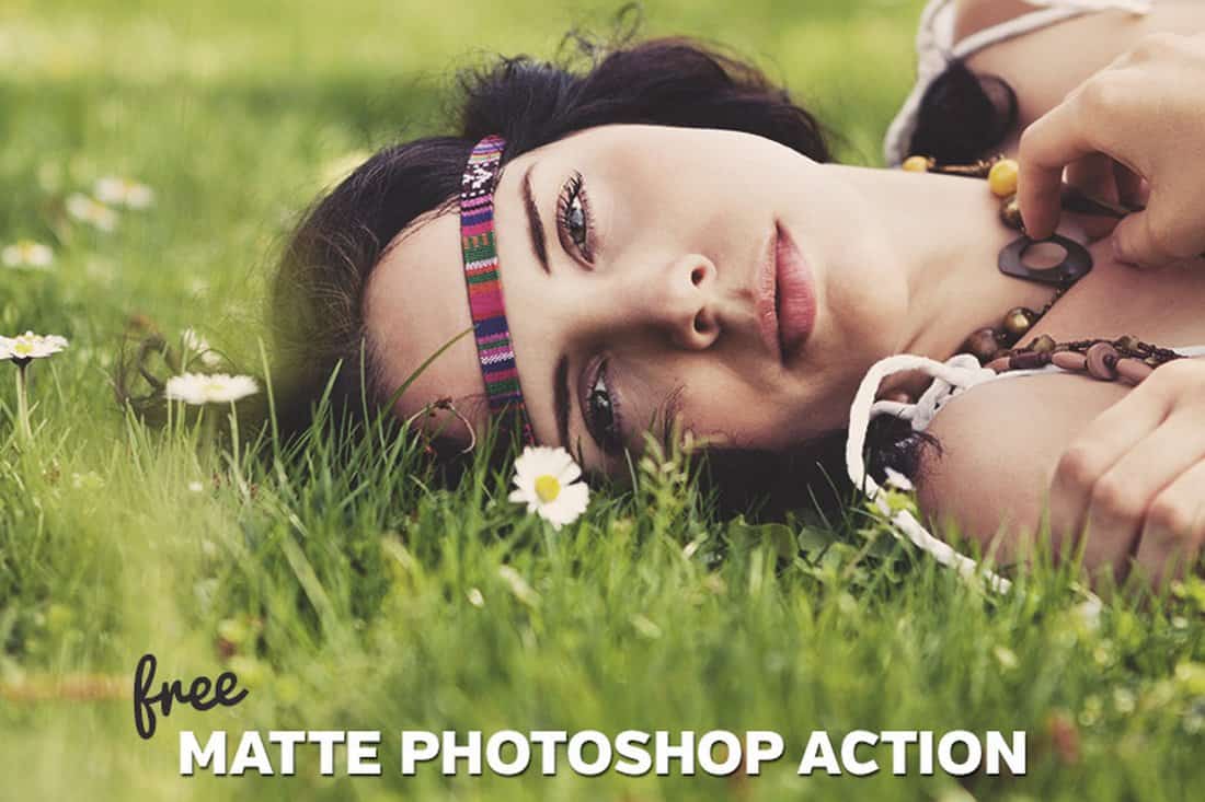 Free Portrait Matte Photoshop Action