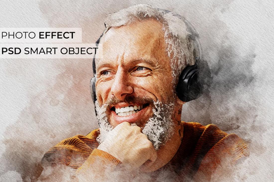Free Portrait Painting Photoshop Effect