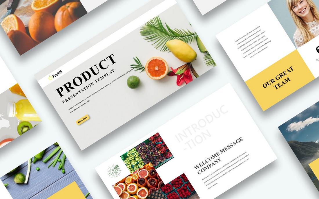 Free Product Presentation Keynote Template