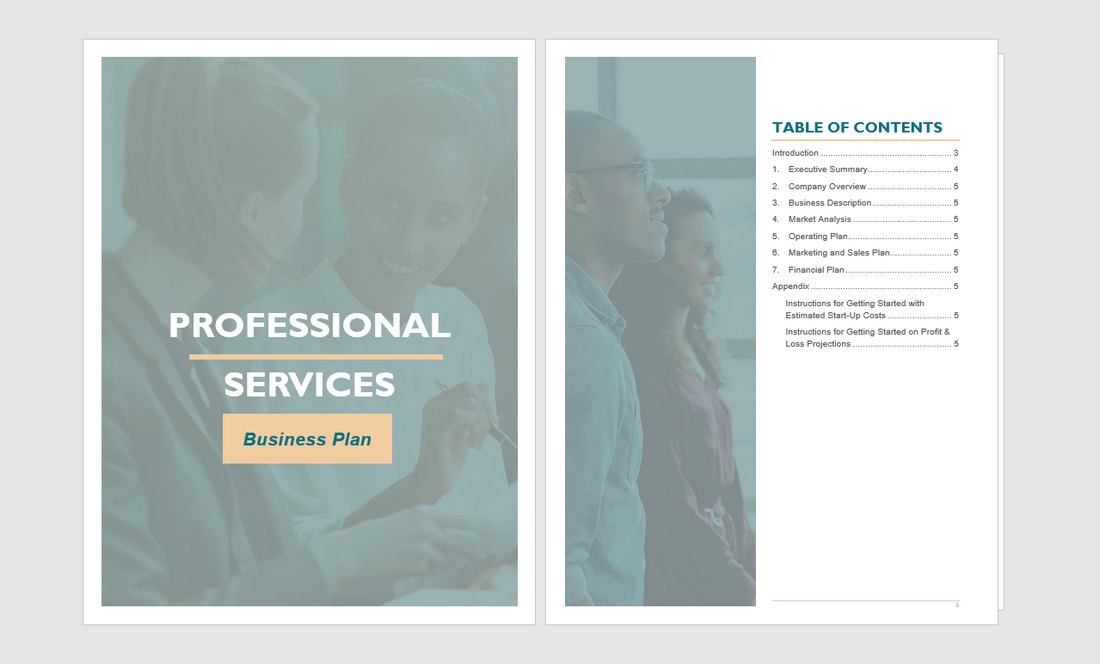 Free Professional Services Proposal Word Template