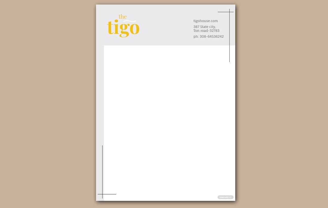 Free Restaurant Letterhead Template