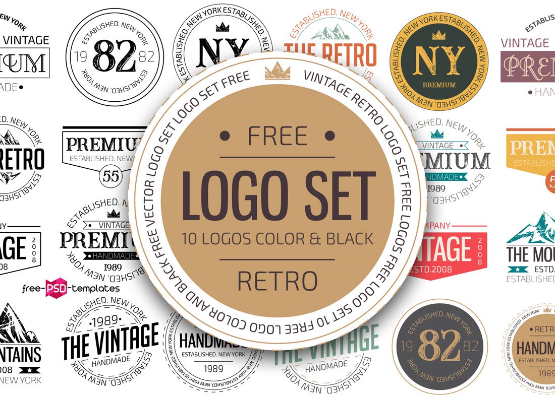 75+ Best Photoshop Logo Templates 2025 (PSD Logos) | Design Shack