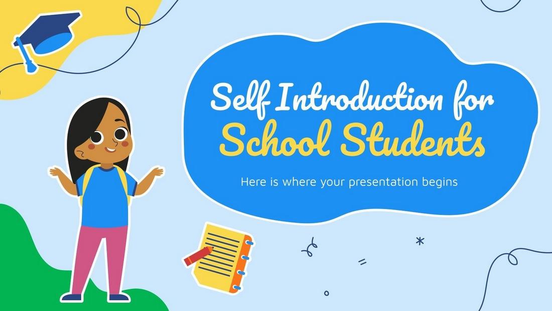 Free Self Introduction Presentation for Students