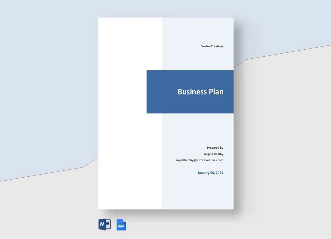 simple business plan format