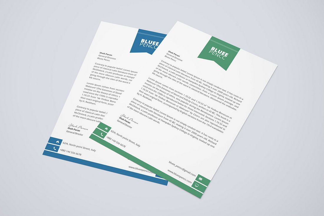 Free Simple Letterhead Template