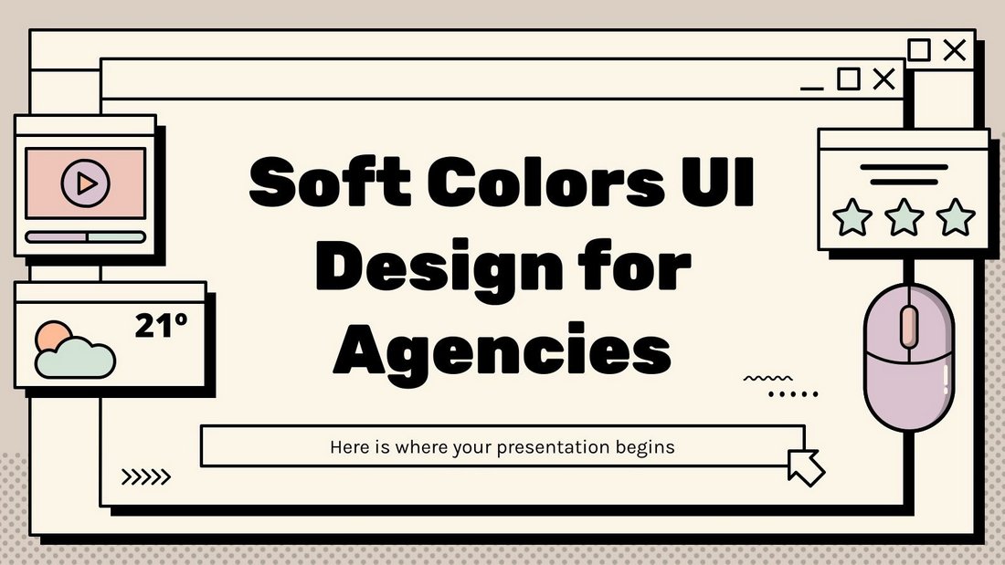 Free Soft Colors Fun Google Slides Theme