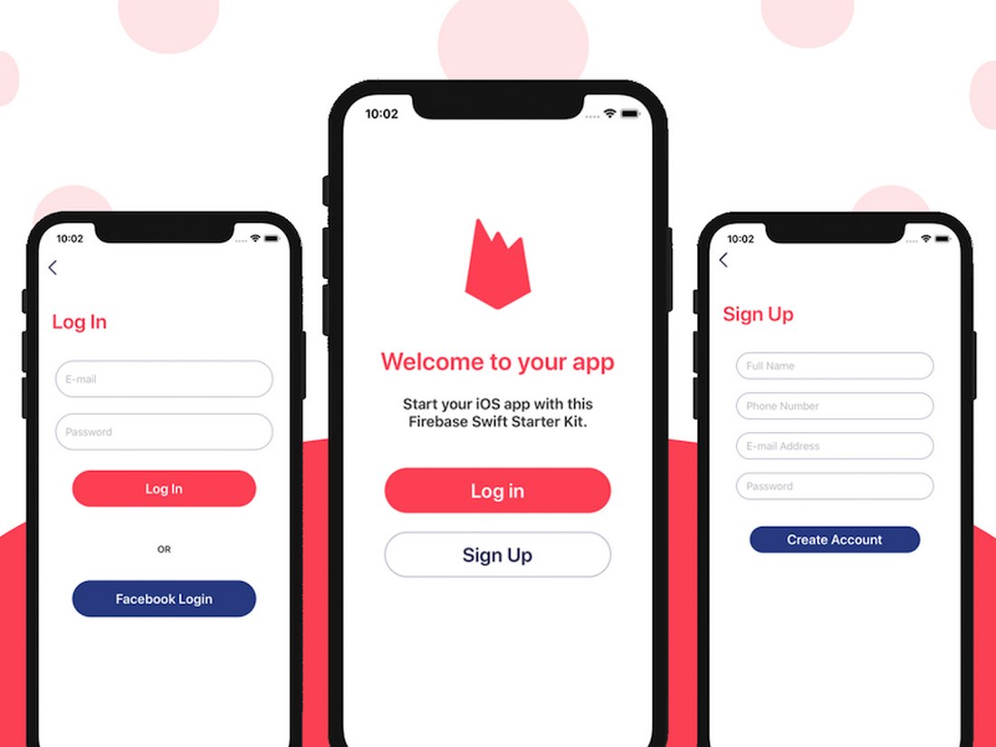 Free-Swift-Boilerplate-with-Firebase-iOS-App-Template 15+ Best iOS App Templates (IPhone & Mobile Design Templates) 2020 design tips 