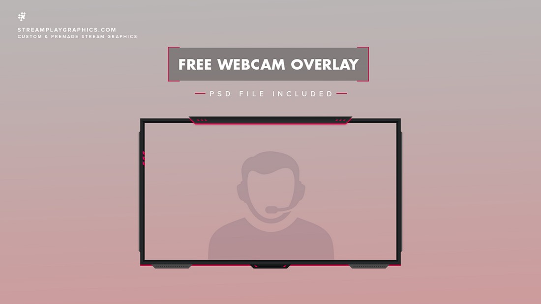 Free-Twitch-Stream-Cam-Overlay-Template 15+ Best Twitch Stream Overlay Templates in 2020 (Free & Premium) design tips 