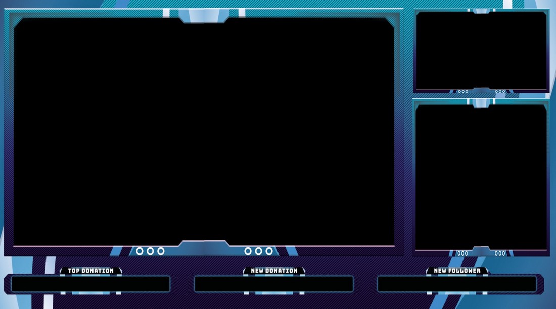 قالب رایگان Twitch Stream Overlay