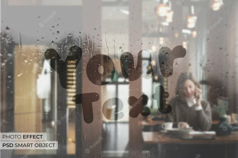 25+ Best Photoshop Glass Effect Templates, Textures & Text Effects ...