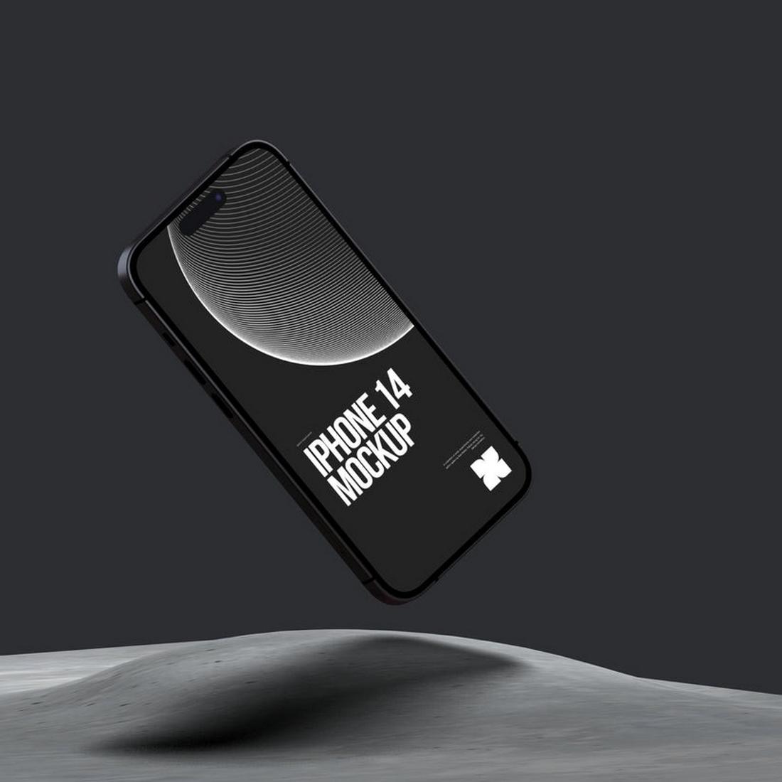Free iPhone 3D Spline Mockup
