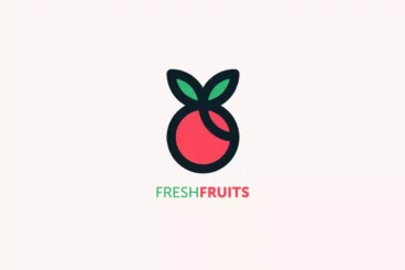 Fresh Fruits Logo Template