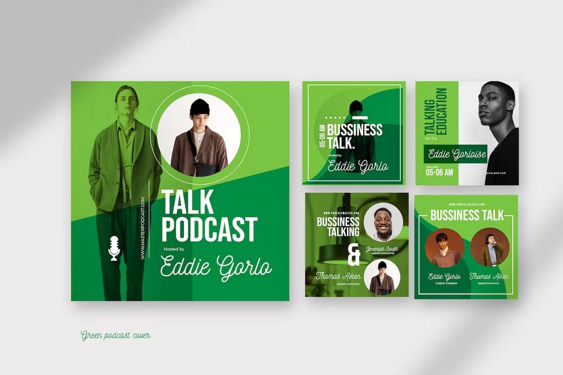 Best Podcast Cover Art Templates Web Design Hawks