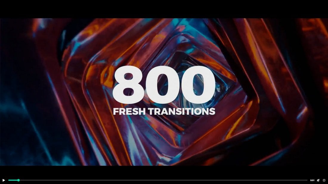 Fresh Transitions After Effects Presets