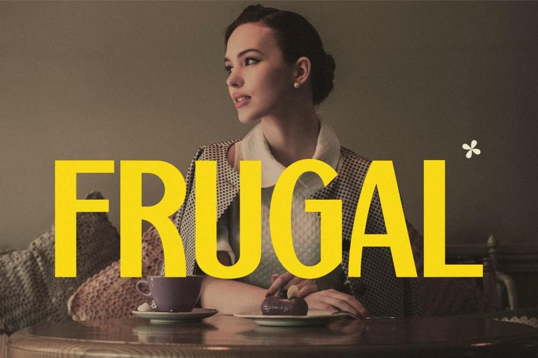 Frugal - Free Humanist Font