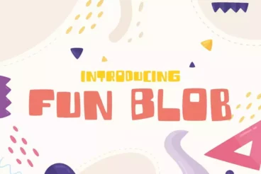 Fun Blob Funny Kids Cartoon Font
