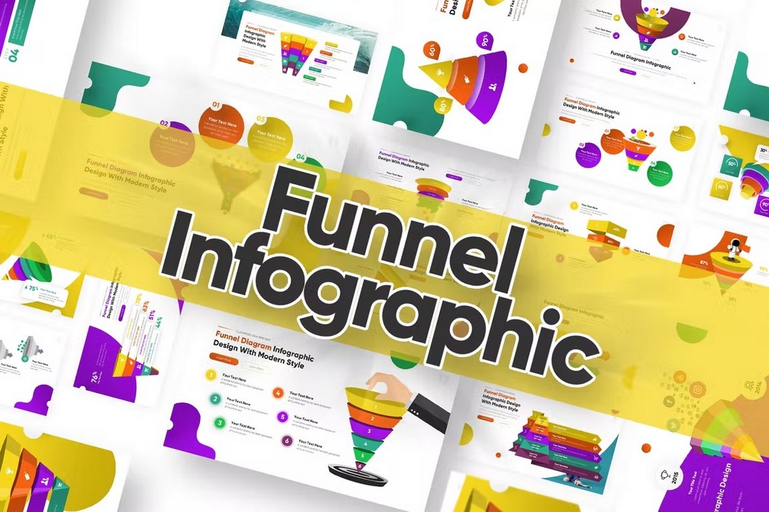 Funnel-Infographic-Powerpoint-Template 20+ Best Infographic PowerPoint Templates (For Data Presentations) design tips 