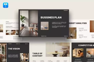 Furnimore Bussines Plan Keynote Template