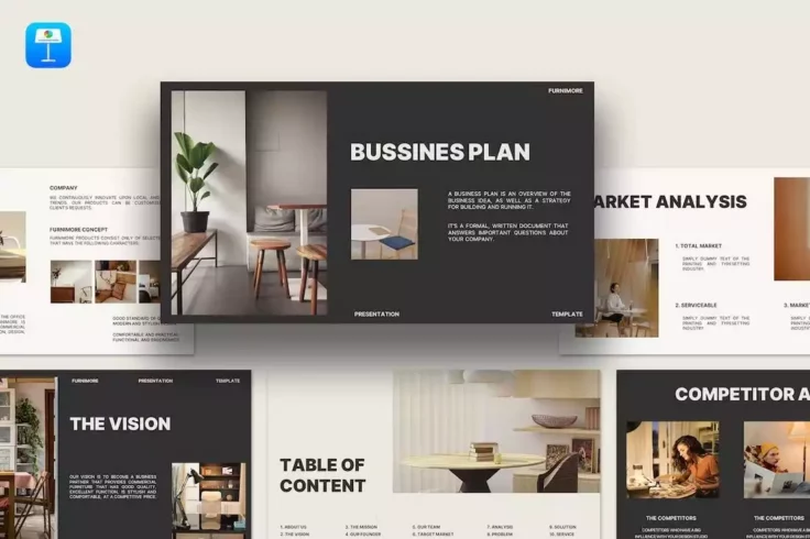 View Information about Furnimore Bussines Plan Keynote Template