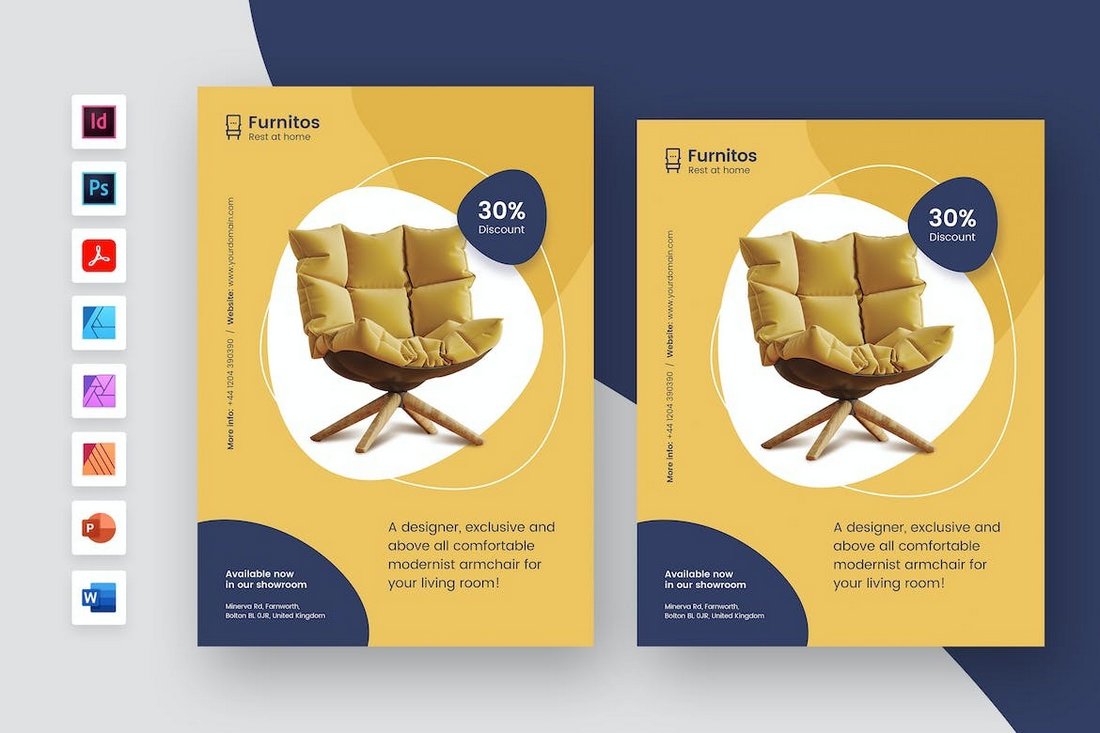 Furniture Sale Flyer PowerPoint Template