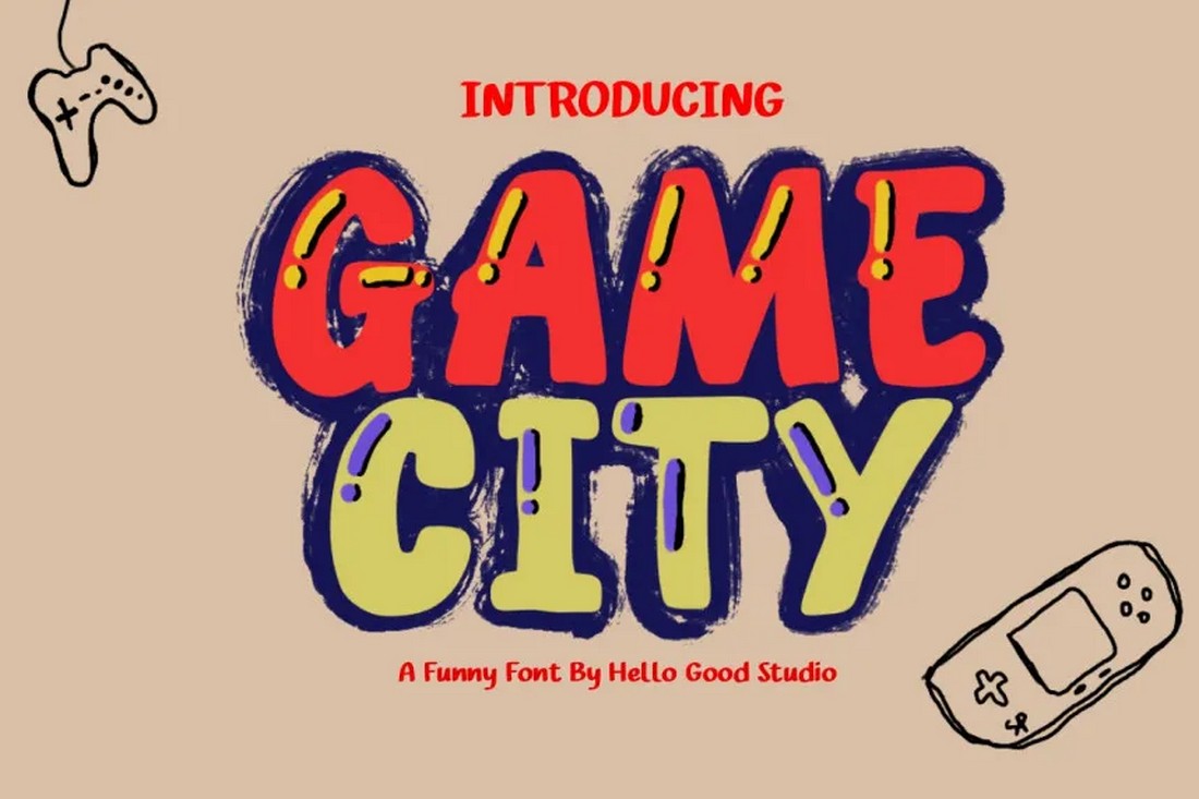 Game City - Free Arcade Font