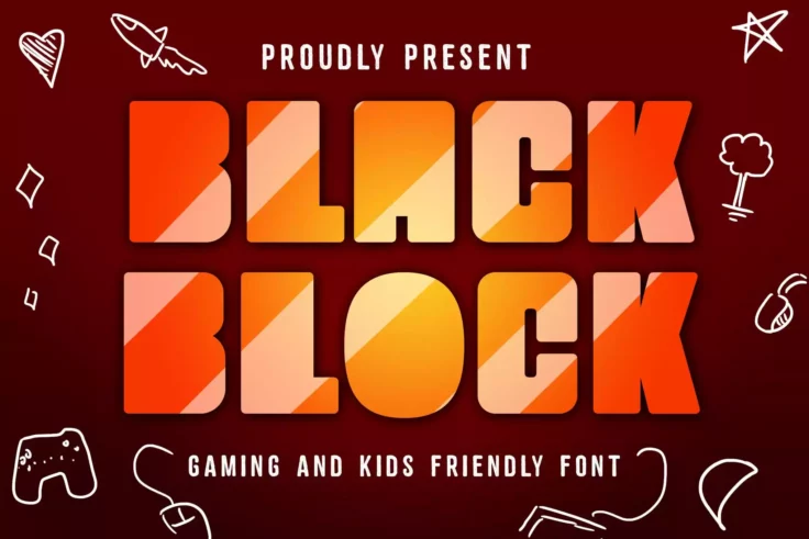 View Information about Black Block Gaming Font