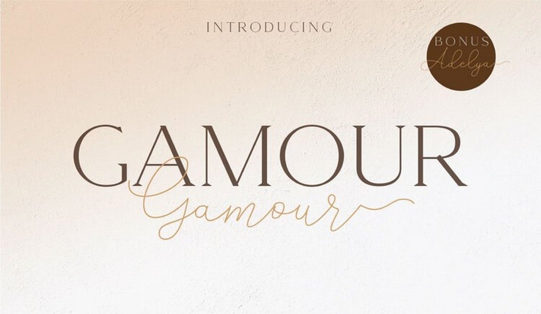 Gamour-Free-Elegant-Logo-Font 50+ Best Fonts for Logo Design design tips 