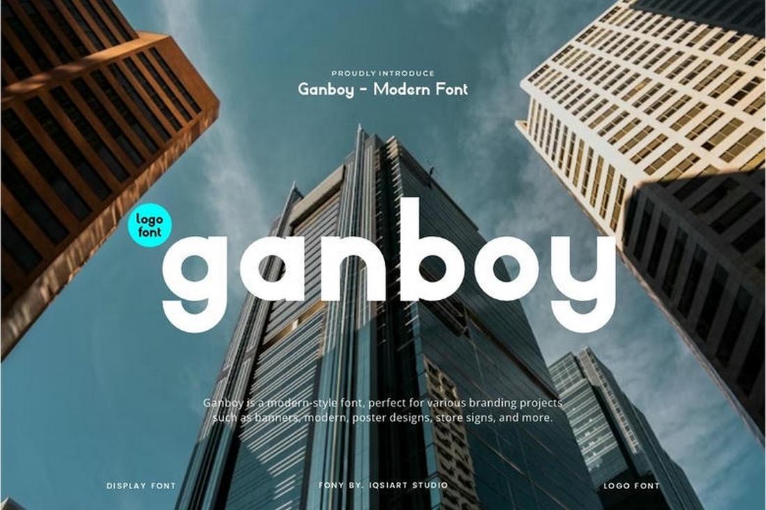 Ganboy - Free Font for Catalogs