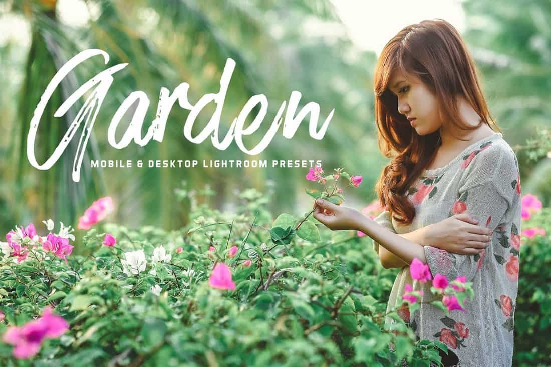 Garden-Mobile-Desktop-Lightroom-Presets 50+ Best Landscape Lightroom Presets 2021 design tips 