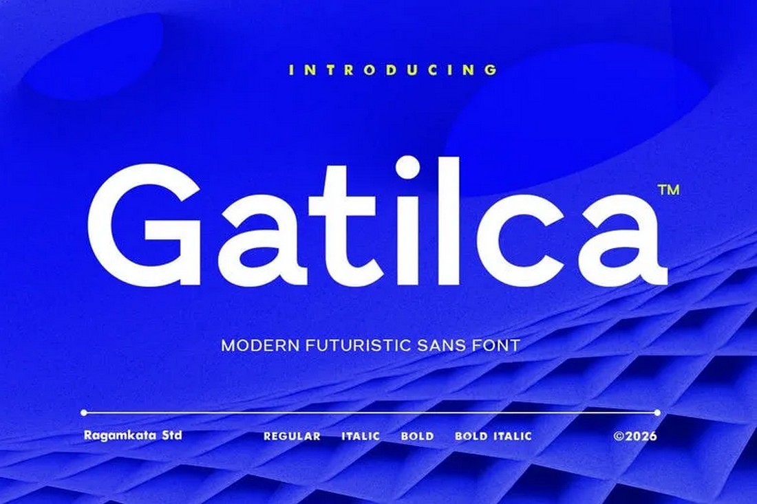 Gatilca - Free Contemporary Font