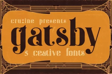 Gatsby Creative ArtDeco Fonts