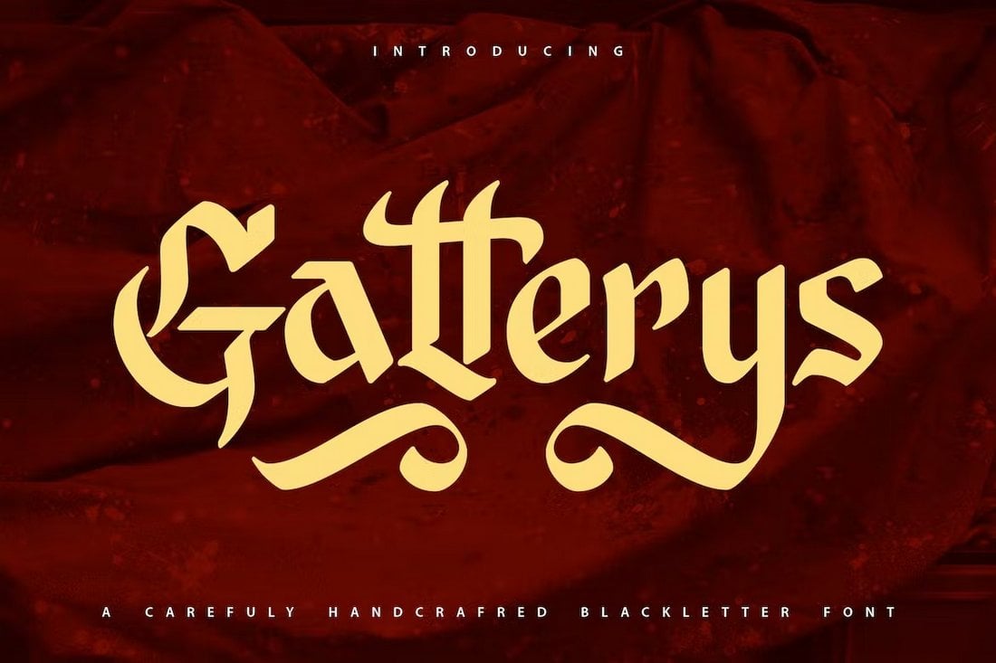 Gatterys -Blackletter Tattoo Font