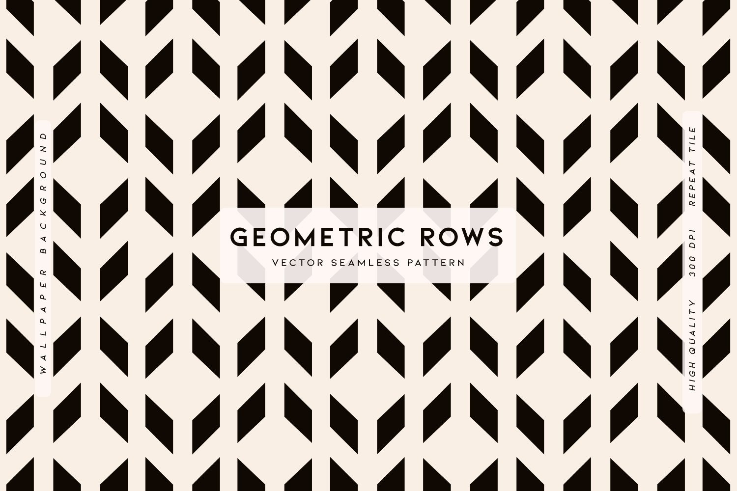 Geometric Rows Seamless Pattern