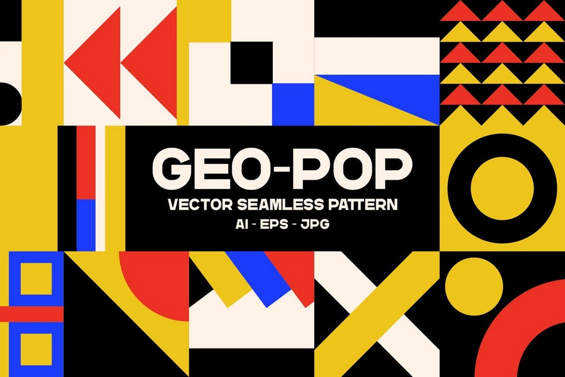 Geopop - Seamless Geometric Pattern