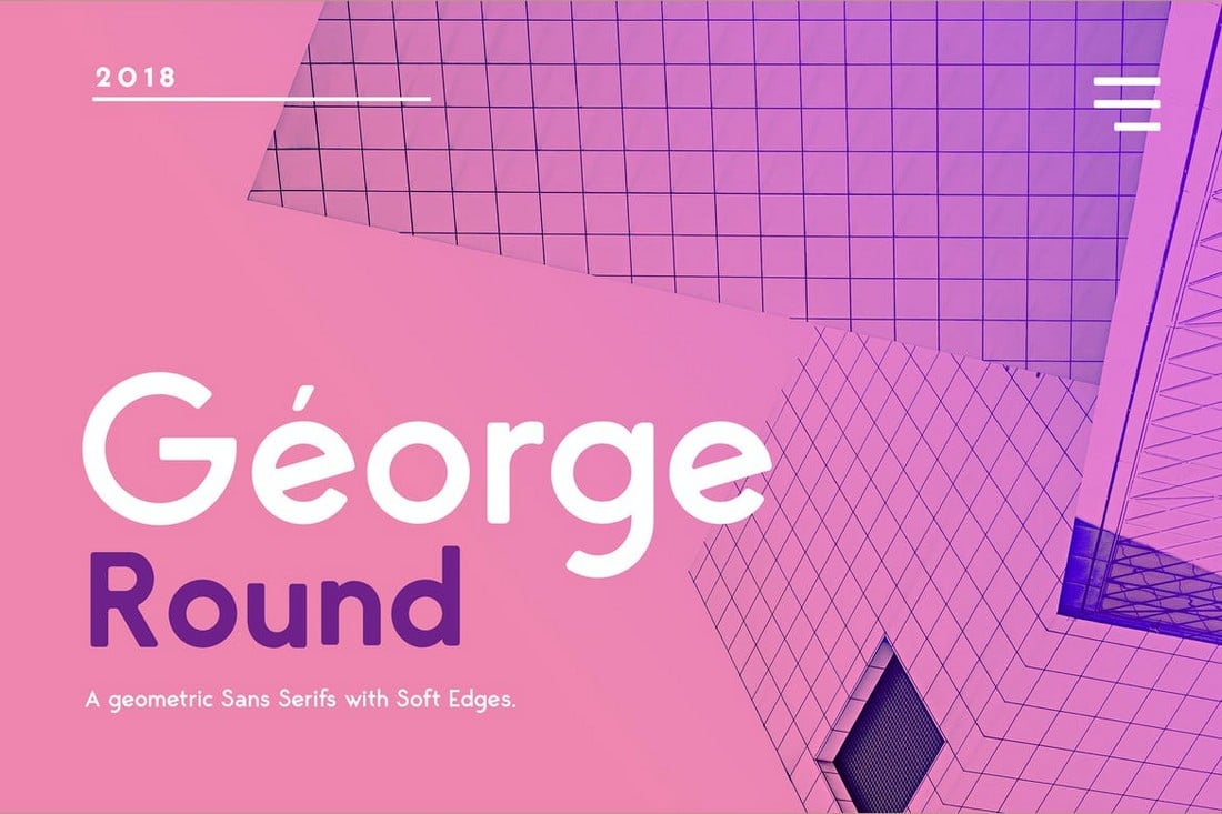 George-Geometric-Rounded-Font 25+ Best Rounded Fonts (Free & Pro) design tips 