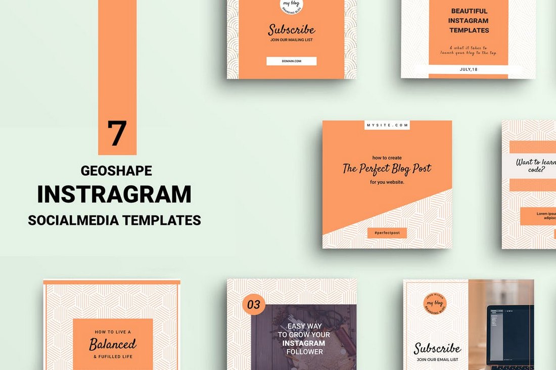 Geoshape Instagram Templates