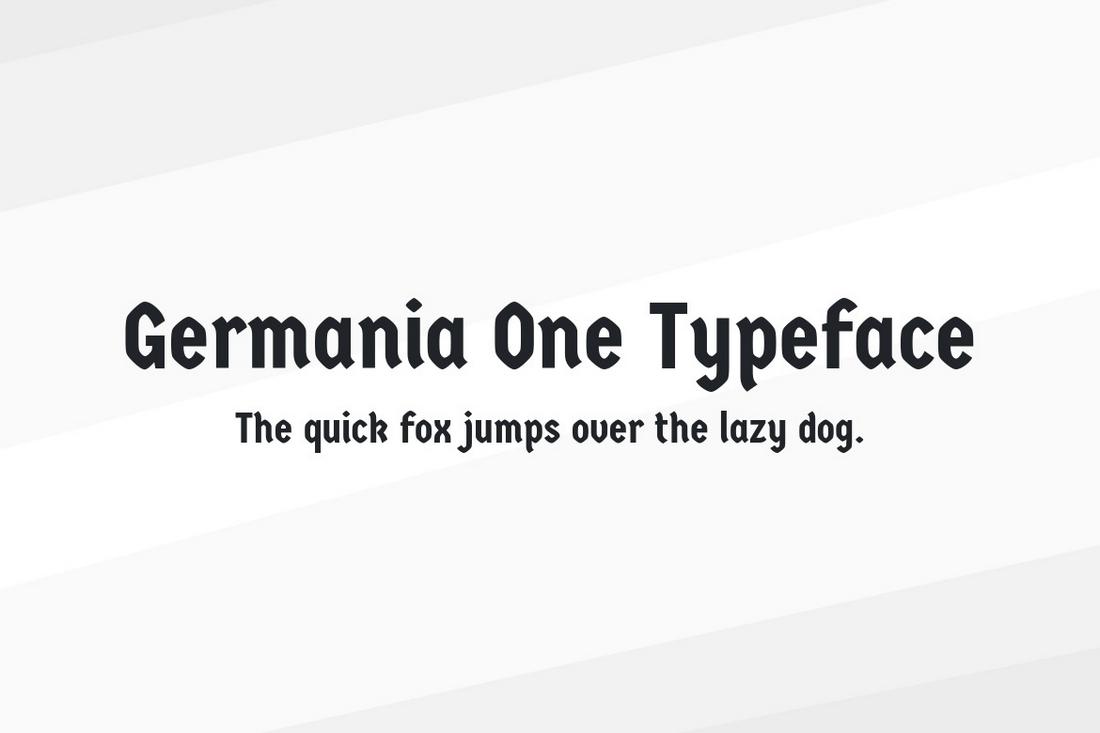 Germania One - Free German Font