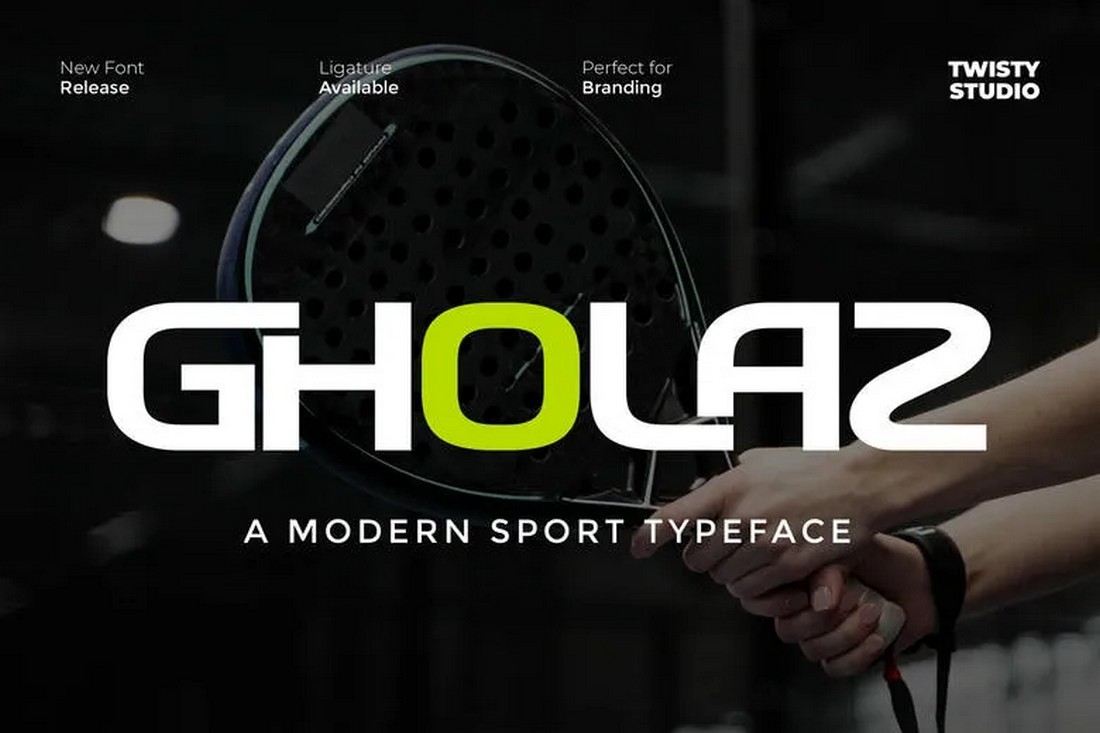 Gholaz - Free Modern Dynamic Font