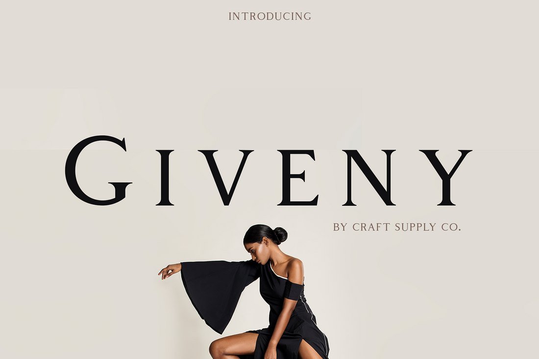 Giveny - Free Serif Font