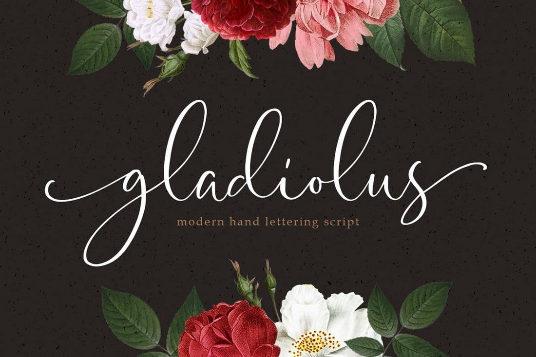 Gladiolus-Feminne-Calligraphy-Font 25+ Stylish Chic & Feminine Fonts for 2022 design tips 