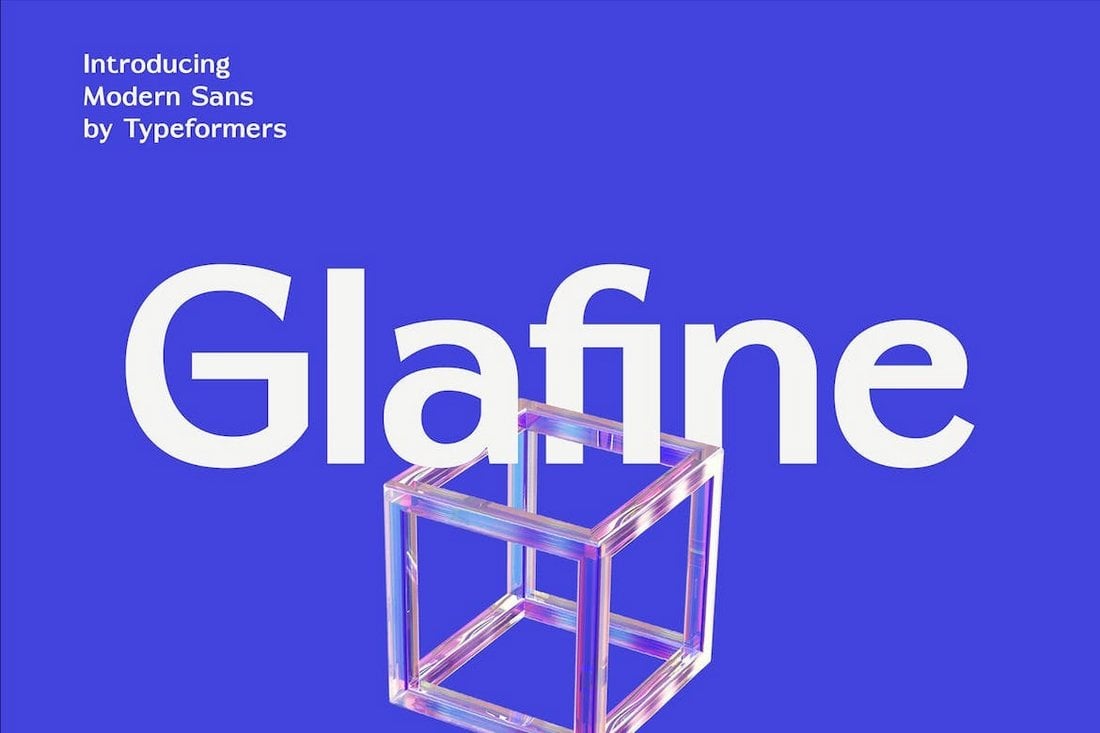 Glafine - Stylish Font for Posters