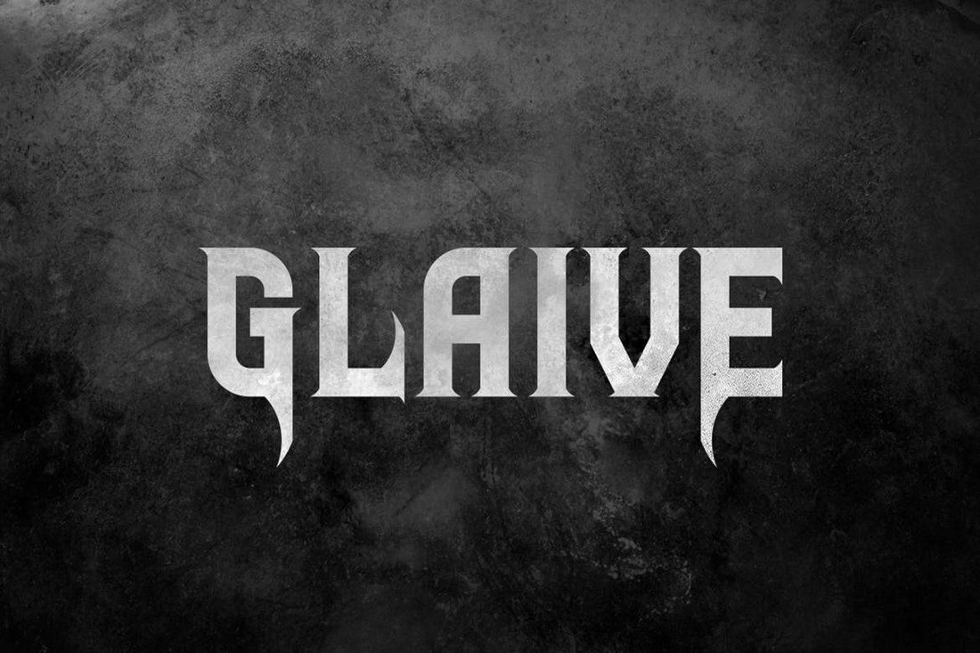 Glaive-Typeface 35+ Best Blackletter Fonts design tips 