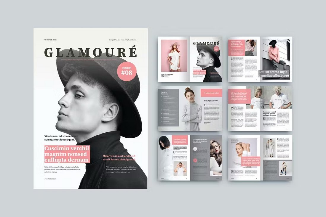 Magazine Template Indesign