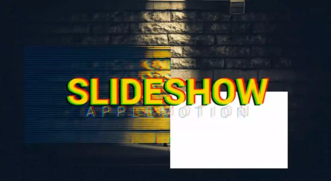 Glitch Slideshow Modern FCP Slideshow Template Design Shack