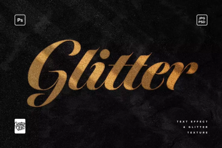 View Information about Glitter Text Effects for Photoshop