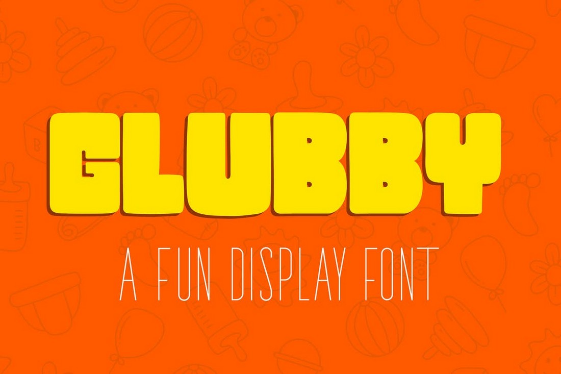 Glubby - Font Tampilan Menyenangkan