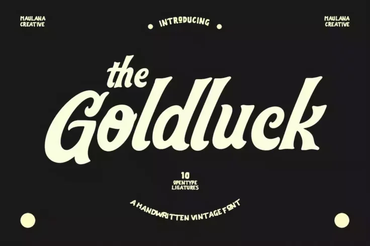 View Information about Goldluck Handwritten Rustic Vintage Font