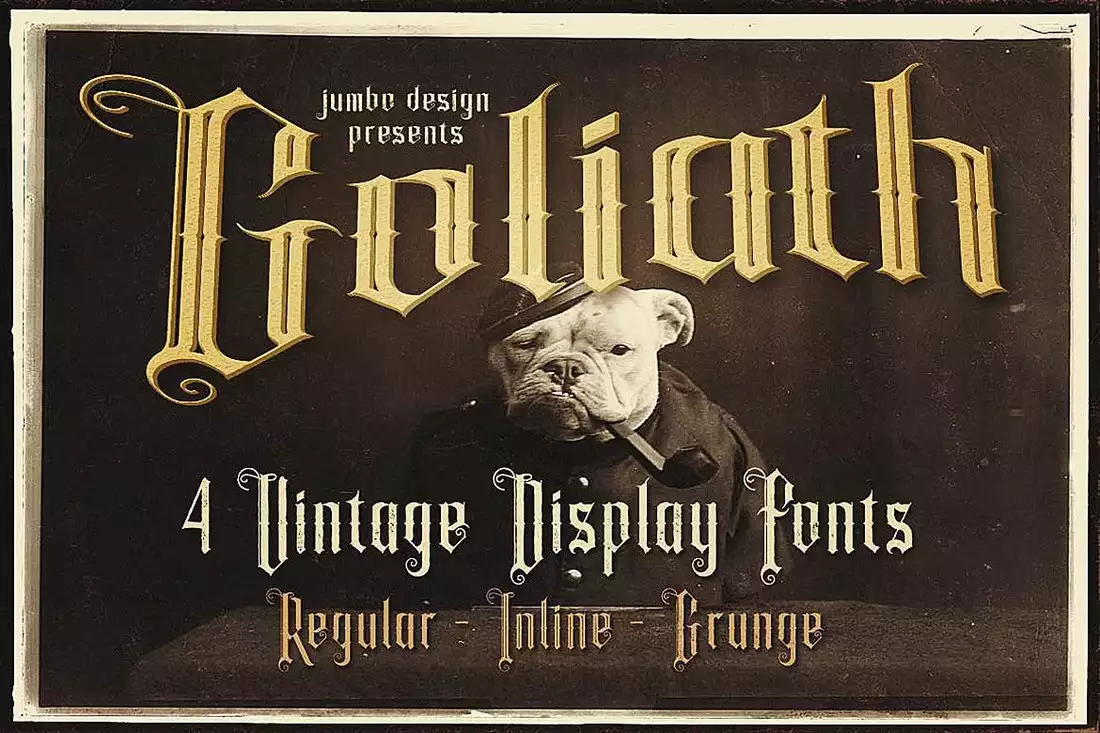 Goliath Tattoo Style Display Font | Design Shack, image size:1100x733