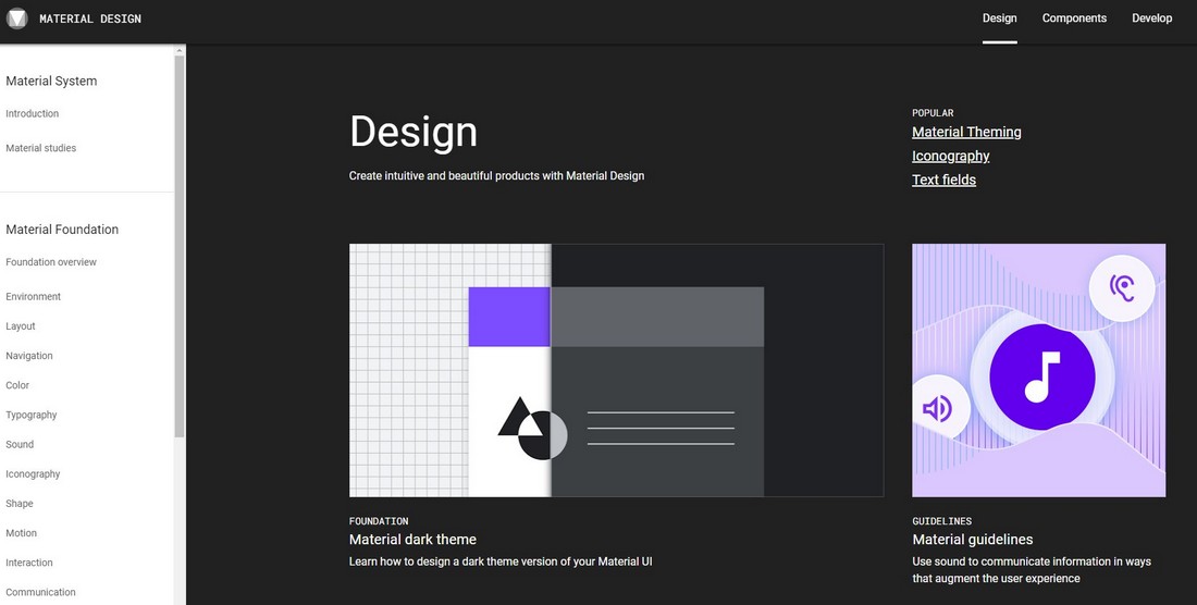 Google-Material-Design What Is a Design System & Why Use Them + Examples design tips 