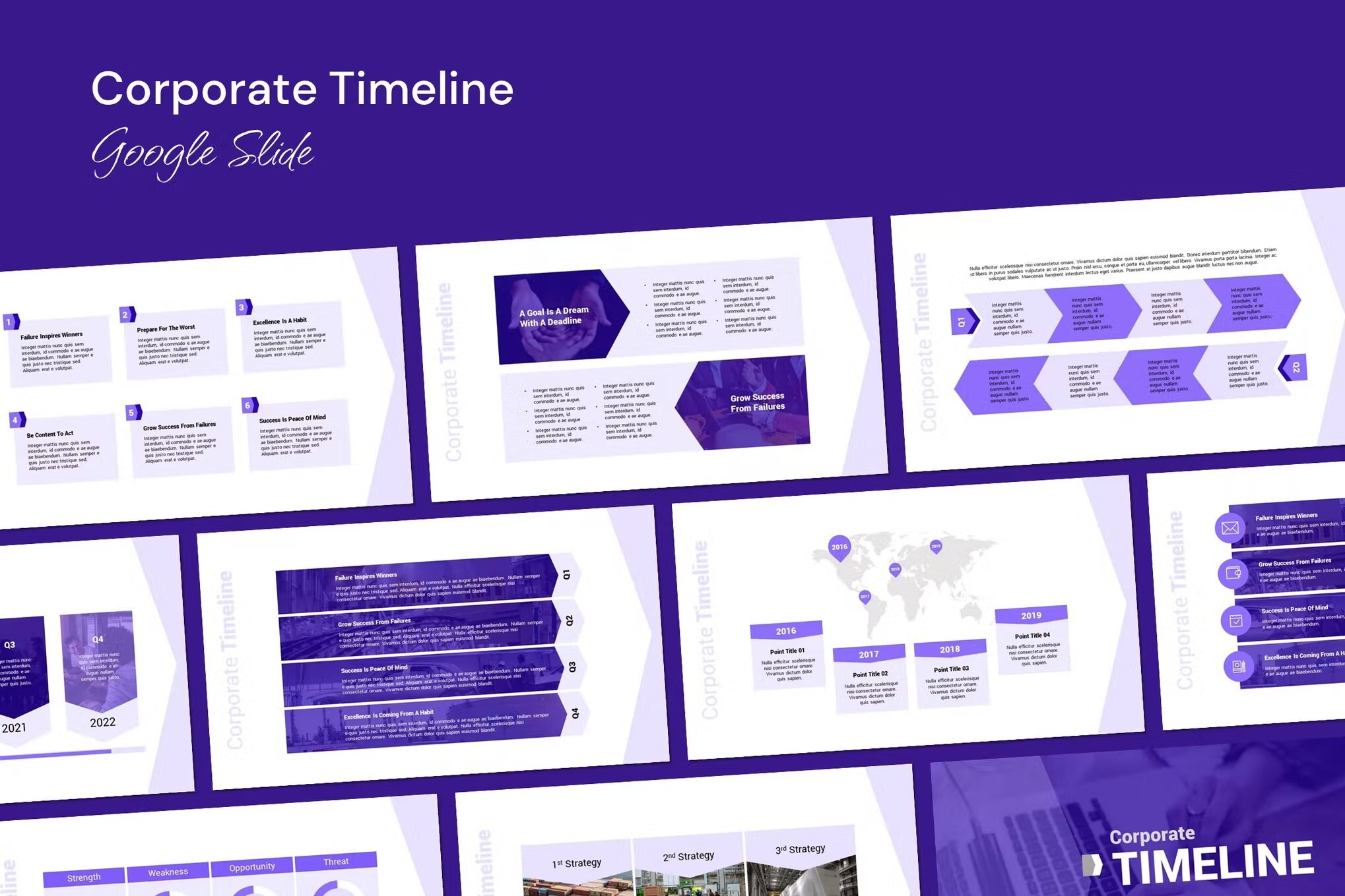 Google Slides Timeline Template